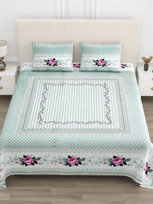 Sunehri_Gold_Cotton_Sunehri_Phool_Collection_Bed_Sheet_100_X_108_Cm